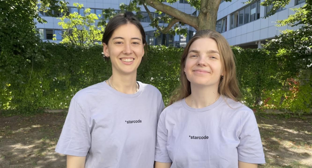 Lin Berghäuser (left) and Kira Trettin (right), Local directors Berlin Starcode e.V. © Private